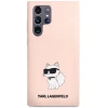 Чохол Karl Lagerfeld Silicone Choupette для Samsung Galaxy S23 Ultra S918 Pink (KLHCS23LSNCHBCP)