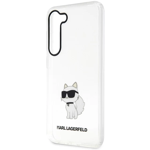 Чохол Karl Lagerfeld Ikonik Choupette для Samsung Galaxy S23 S911 Transparent (KLHCS23SHNCHTCT)
