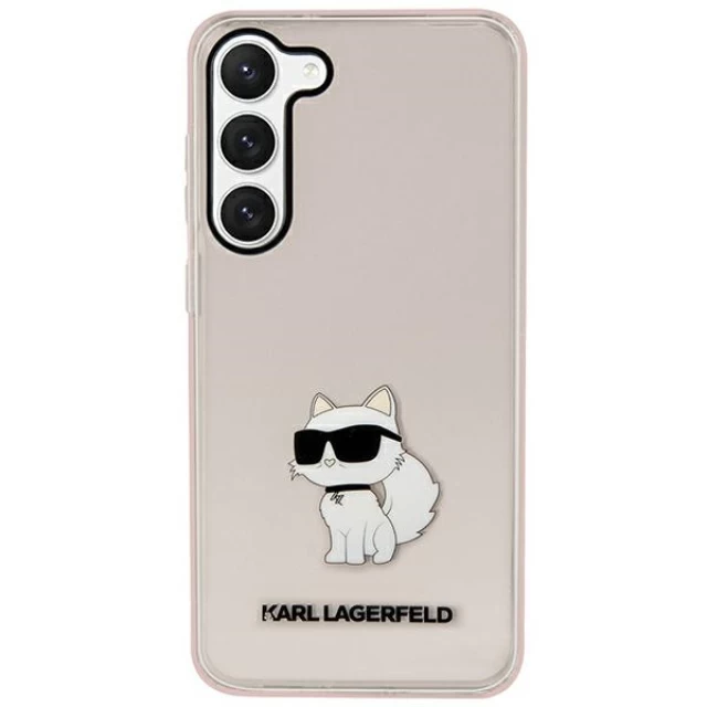 Чехол Karl Lagerfeld Ikonik Choupette для Samsung Galaxy S23 Plus S916 Pink (KLHCS23MHNCHTCP)