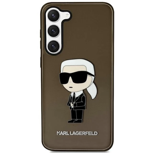 Чохол Karl Lagerfeld Ikonik Karl Lagerfeld для Samsung Galaxy S23 Plus S916 Black (KLHCS23MHNIKTCK)