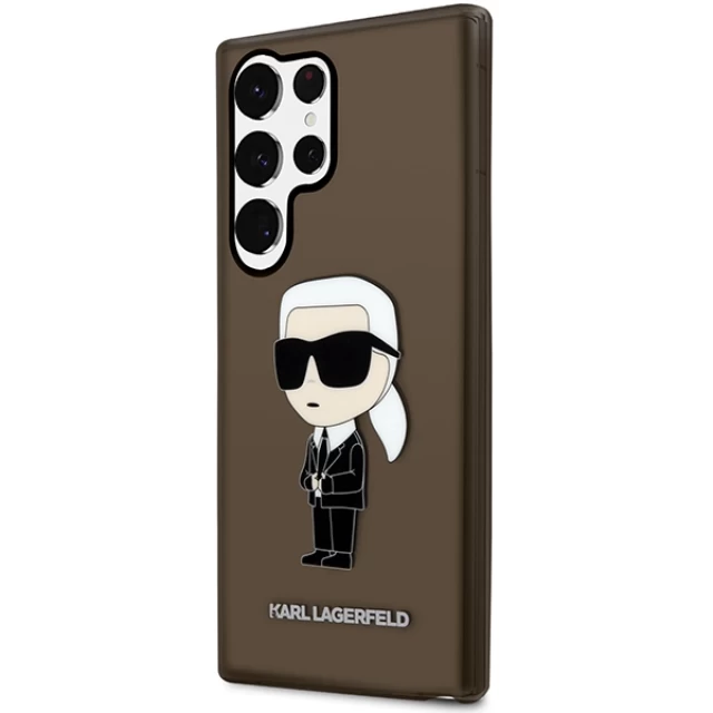 Чохол Karl Lagerfeld Ikonik Karl Lagerfeld для Samsung Galaxy S23 Ultra S918 Black (KLHCS23LHNIKTCK)