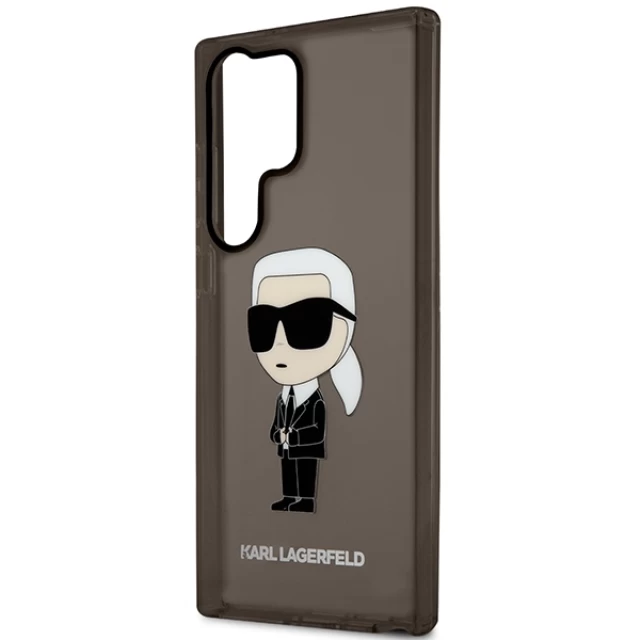 Чехол Karl Lagerfeld Ikonik Karl Lagerfeld для Samsung Galaxy S23 Ultra S918 Black (KLHCS23LHNIKTCK)
