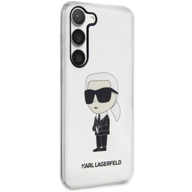 Чехол Karl Lagerfeld Ikonik Karl Lagerfeld для Samsung Galaxy S23 S911 Transparent (KLHCS23SHNIKTCT)