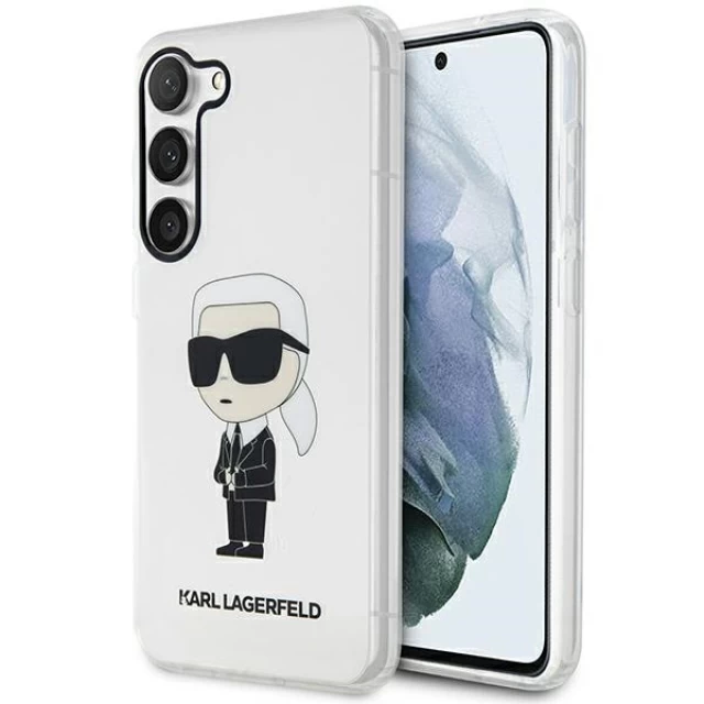 Чохол Karl Lagerfeld Ikonik Karl Lagerfeld для Samsung Galaxy S23 Plus S916 Black (KLHCS23MHNIKTCT)