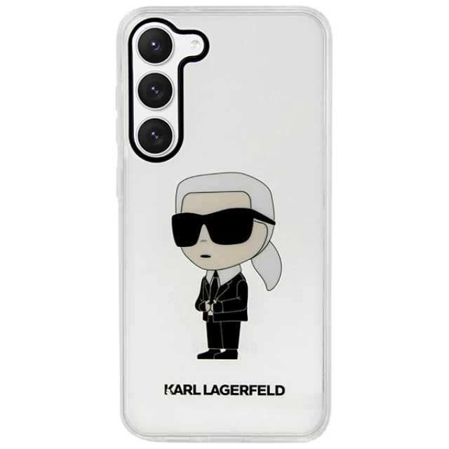 Чехол Karl Lagerfeld Ikonik Karl Lagerfeld для Samsung Galaxy S23 Plus S916 Black (KLHCS23MHNIKTCT)