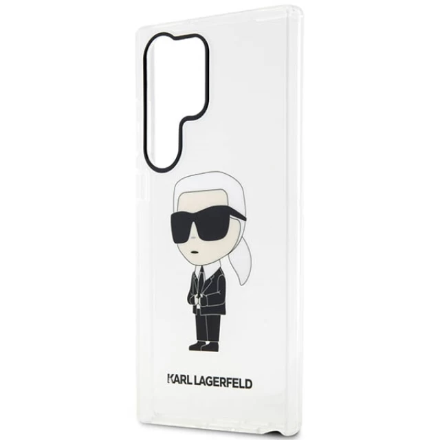 Чохол Karl Lagerfeld Ikonik Karl Lagerfeld для Samsung Galaxy S23 Ultra S918 Transparent (KLHCS23LHNIKTCT)