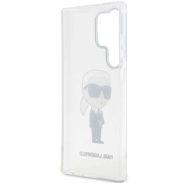 Чехол Karl Lagerfeld Ikonik Karl Lagerfeld для Samsung Galaxy S23 Ultra S918 Transparent (KLHCS23LHNIKTCT)