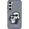Чохол Karl Lagerfeld Saffiano Karl & Choupette для Samsung Galaxy S23 S911 Grey (KLHCS23SSANKCPG)