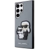 Чехол Karl Lagerfeld Saffiano Karl & Choupette для Samsung Galaxy S23 Ultra S918 Grey (KLHCS23LSANKCPG)