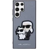 Чехол Karl Lagerfeld Saffiano Karl & Choupette для Samsung Galaxy S23 Ultra S918 Grey (KLHCS23LSANKCPG)