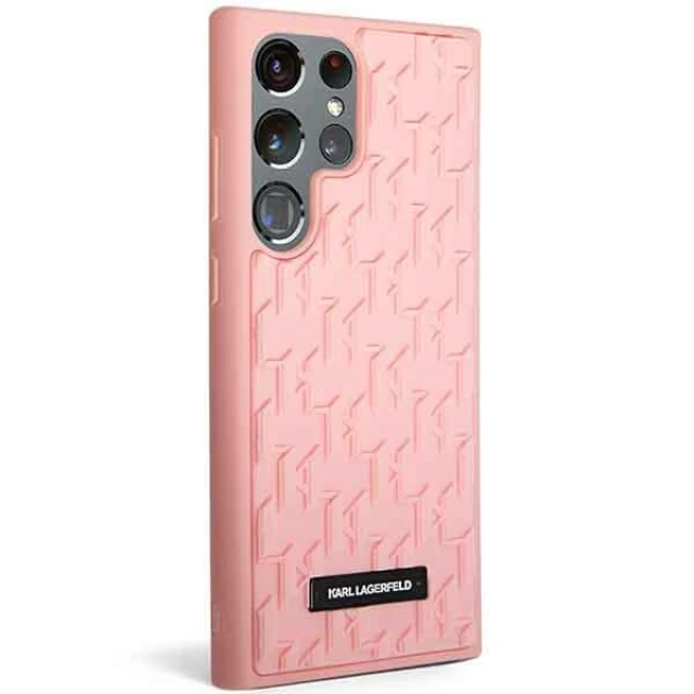 Чехол Karl Lagerfeld 3D Monogram для Samsung Galaxy S23 Ultra S918 Pink (KLHCS23LRUPKLPP)