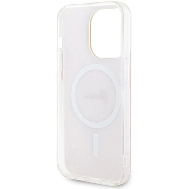 Чехол Guess 4G для iPhone 14 Pro Pink with MagSafe (GUHMP14LH4STP)