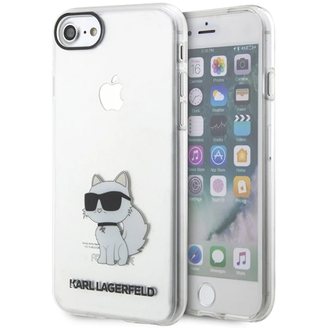 Чохол Karl Lagerfeld Ikonik Choupette для iPhone 7 | 8 | SE 2022/2020 Transparent (KLHCI8HNCHTCT)
