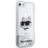 Чохол Karl Lagerfeld Glitter Choupette Head для iPhone 7 | 8 | SE 2022/2020 Silver (KLHCI8LNCHCS)