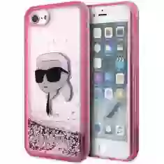 Чохол Karl Lagerfeld Glitter Karl Head для iPhone 7 | 8 | SE 2022/2020 Pink (KLHCI8LNKHCP)