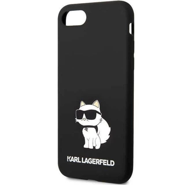 Чохол Karl Lagerfeld Silicone Choupette для iPhone 7 | 8 | SE 2022/2020 Black (KLHCI8SNCHBCK)