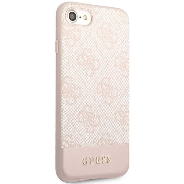 Чохол Guess 4G Stripe Collection для iPhone 7 | 8 | SE 2022/2020 Pink (GUHCI8G4GLPI)