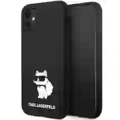 Чехол Karl Lagerfeld Silicone Choupette для iPhone 11 Black (KLHCN61SNCHBCK)