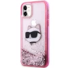 Чохол Karl Lagerfeld Glitter Choupette Head для iPhone 11 Pink (KLHCN61LNCHCP)