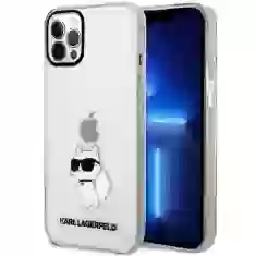 Чехол Karl Lagerfeld Ikonik Choupette для iPhone 12 | 12 Pro Transparent (KLHCP12MHNCHTCT)