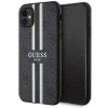 Чохол Guess 4G Printed Stripes для iPhone 11 | XR Black with MagSafe (GUHMN61P4RPSK)