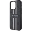 Чехол Guess 4G Printed Stripes для iPhone 13 Pro Black with MagSafe (GUHMP13LP4RPSK)