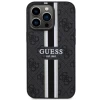 Чехол Guess 4G Printed Stripes для iPhone 13 Pro Max Black with MagSafe (GUHMP13XP4RPSK)
