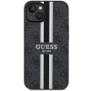 Чохол Guess 4G Printed Stripes для iPhone 14 Plus Black with MagSafe (GUHMP14MP4RPSK)