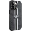 Чехол Guess 4G Printed Stripes для iPhone 14 Pro Max Black with MagSafe (GUHMP14XP4RPSK)