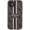 Чохол Guess 4G Printed Stripes для iPhone 11 | XR Brown with MagSafe (GUHMN61P4RPSW)