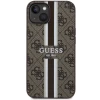 Чохол Guess 4G Printed Stripes для iPhone 14 Brown with MagSafe (GUHMP14SP4RPSW)