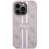 Чохол Guess 4G Printed Stripes для iPhone 14 Pro Pink with MagSafe (GUHMP14LP4RPSP)