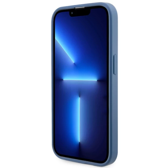 Чохол Guess 4G Printed Stripes для iPhone 14 Pro Blue with MagSafe (GUHMP14LP4RPSB)