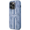 Чехол Guess 4G Printed Stripes для iPhone 14 Pro Max Blue with MagSafe (GUHMP14XP4RPSB)