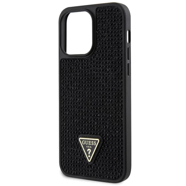 Чохол Guess Rhinestone Triangle для iPhone 14 Pro Max Black (GUHCP14XHDGTPK)