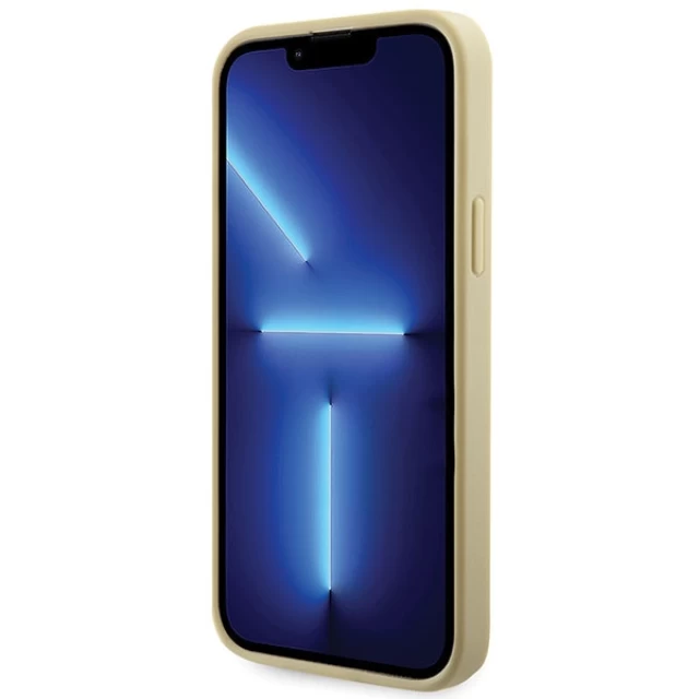 Чохол Guess Rhinestone Triangle для iPhone 14 Plus Gold (GUHCP14MHDGTPD)