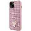 Чохол Guess Rhinestone Triangle для iPhone 14 Pink (GUHCP14SHDGTPP)
