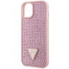 Чехол Guess Rhinestone Triangle для iPhone 14 Pink (GUHCP14SHDGTPP)