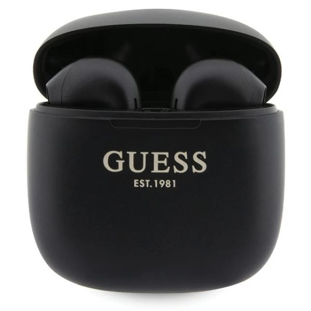 Бездротові навушники Guess Classic EST Logo Black (GUTWST26PSK)