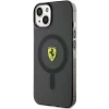 Чохол Ferrari Translucent для iPhone 14 Black with MagSafe (FEHMP14SURKK)