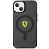 Чохол Ferrari Translucent для iPhone 14 Black with MagSafe (FEHMP14SURKK)