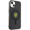 Чехол Ferrari Translucent для iPhone 14 Black with MagSafe (FEHMP14SURKK)