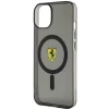 Чохол Ferrari Translucent для iPhone 14 Black with MagSafe (FEHMP14SURKK)