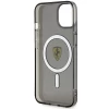 Чохол Ferrari Translucent для iPhone 14 Plus Black with MagSafe (FEHMP14MURKK)