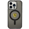 Чехол Ferrari Translucent для iPhone 14 Pro Black with MagSafe (FEHMP14LURKK)