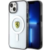 Чохол Ferrari Outline для iPhone 14 Transparent with MagSafe (FEHMP14SURKT)