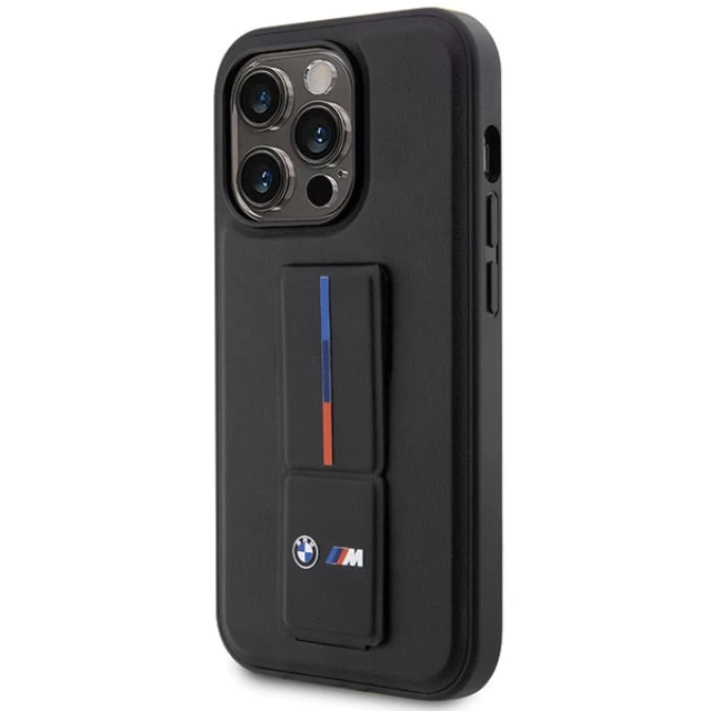 Чехол BMW для iPhone 14 Pro Max Grip Hot Stamp Black (BMHCP14X22GSLK)