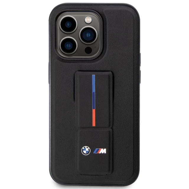 Чехол BMW для iPhone 14 Pro Max Grip Hot Stamp Black (BMHCP14X22GSLK)