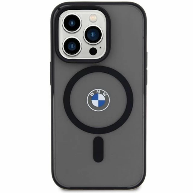 Чехол BMW для iPhone 14 Plus Signature MagSafe Black with MagSafe (BMHMP14MDSLK)