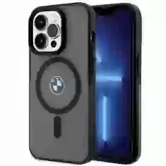 Чехол BMW для iPhone 14 Pro Max Signature MagSafe Black with MagSafe (BMHMP14XDSLK)